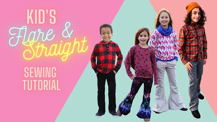 How to Sew Kids Flare and Straight Leg Pants