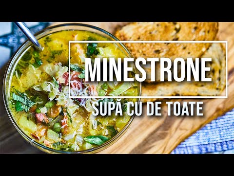 Reteta de minestrone. Supa italiana cu de toate. Supa de legume delicioasa
