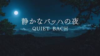 静かなバッハの夜｜アンナ・マグダレーナのための曲集と穏やかなピアノ【102分】Quiet Bach Night Piano for Study, Relaxation & Sleep