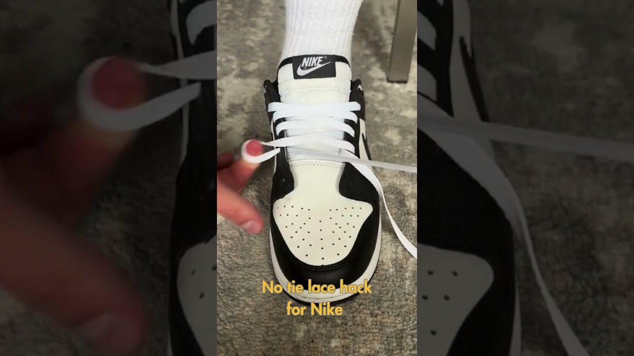 How To Lace Your Nike Sneakers Without Tying Them Footcomfort Fashionablefeet Lacing