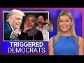 Lefties in meltdown as Donald Trump hilariously trolls ‘crazy’ Democrats on stage