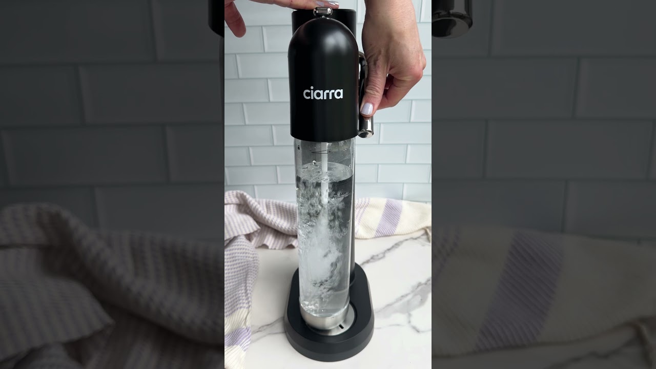 Gasatore Per Acqua Frizzante Portatile – Bolle Regolabili Per Cocktail, Succhi E Acqua – Ideale Per Casa, Viaggi E Feste – 1L, PET Alimentare