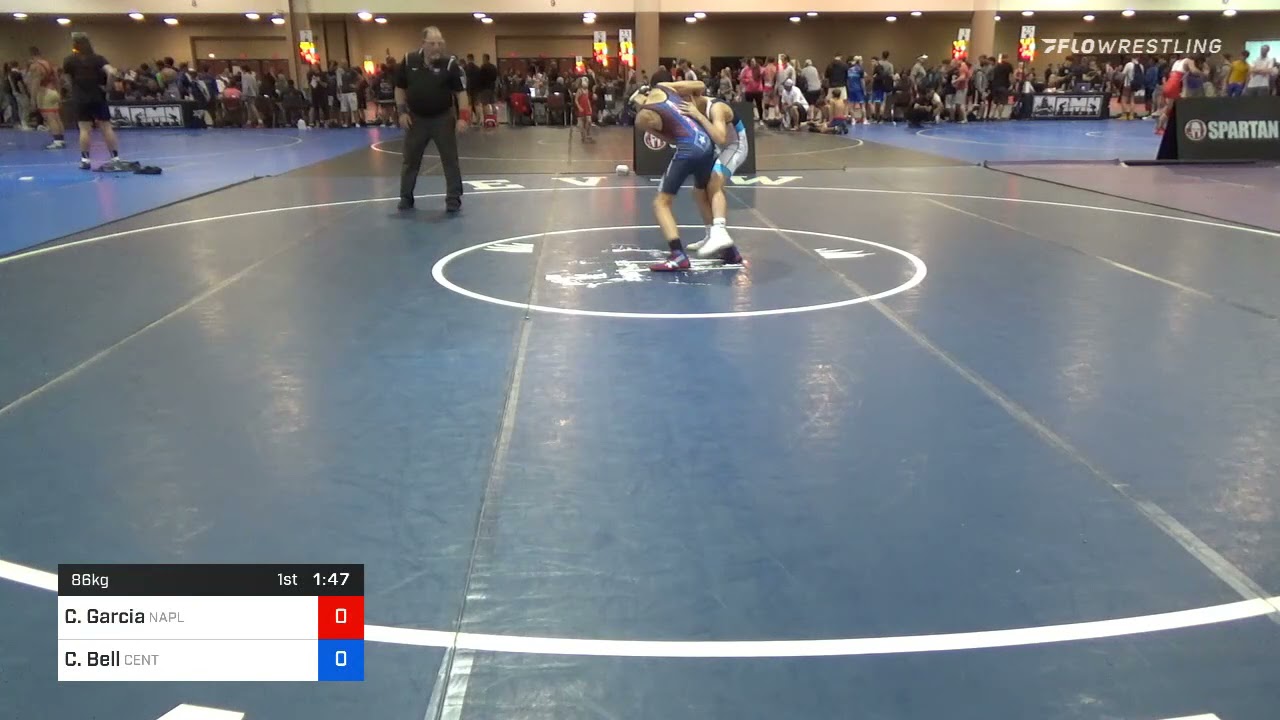 86 Kg Consolation - Cooper Garcia, Naples Wrestling Club Vs Colton Bell, Central Florida Wrestling