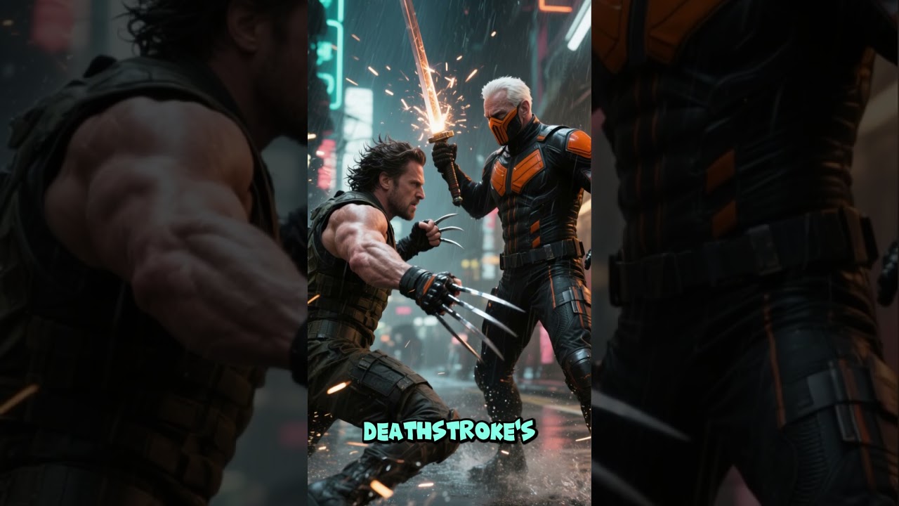🩸 Wolverine vs Deathstroke: Claws vs Blades, The Ultimate Showdown!  