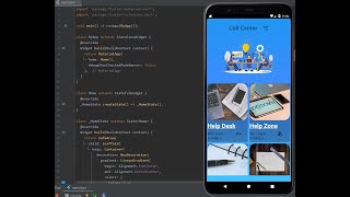 Call Center UI Design using flutter screenshot 2