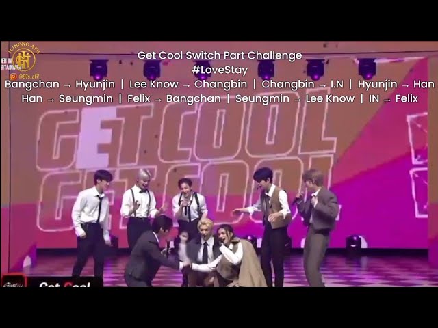 Lyrics [Stray Kids "GET COOL (Switch Vers)" SKZ #LoveSTAY] HAN, ROM, INDOSUB NONBAKU