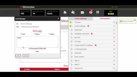 Group Options With the PT Distinction Messenger