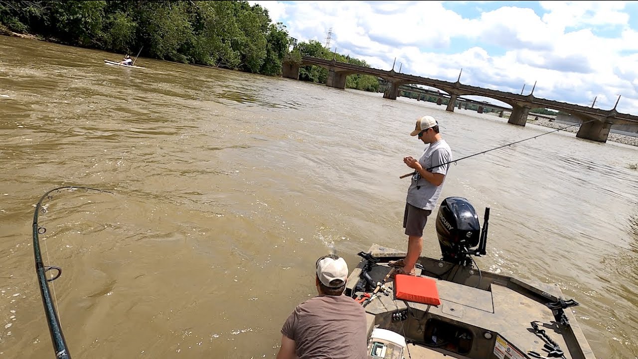 Fishing The Spring Striped Bass Run On The James River YouTube