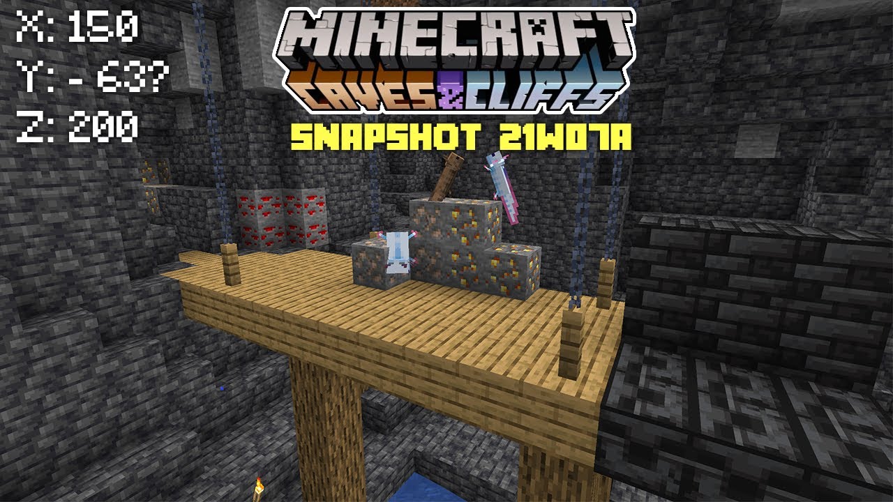 Minecraft New Blocks And Textures 1 17 Snapshot 21w07a Youtube