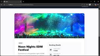 Event Booking Platform | MERN Project Demo