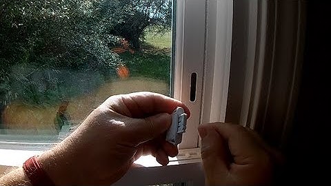 Replacing Window Vent Latch