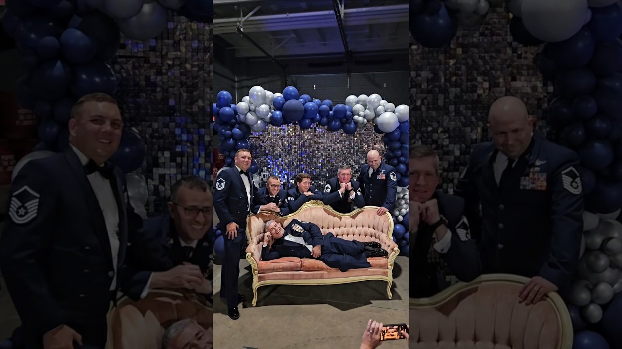 POV: Rolling up to the Air Force ball