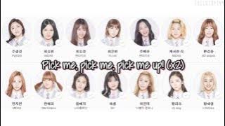 Produce 101 - Pick Me   [English subs/Romanization/Hangul]