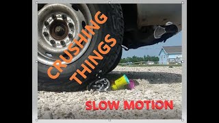 Crushing Things in Slow Motion with Dodge 2500 Cummins Truck Car screenshot 5