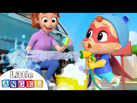 Nursery Rhymes | This Is The Way I Help Mommy | Little Angel Kids Songs & Nursery Rhymes