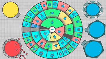 I Am Arena Closer, MotherShip & Dominator Tanks|Playing With All Tanks|NEW DIEP.IO SANDBOX MODE¡