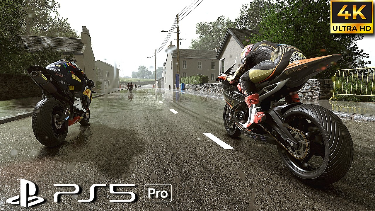 TT Isle of Man 3 | Triumph High Speed Heavy Rain Race | Ultra Realistic 4K No Commentary