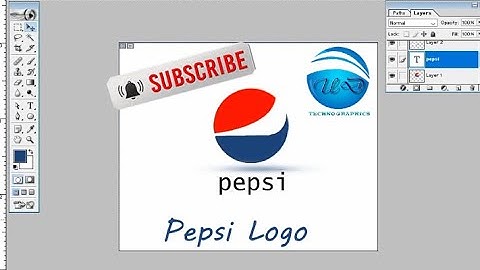 Pepsi Logo in Photoshop 7.0 -- Adobe Photoshop 7.0 Toutorial