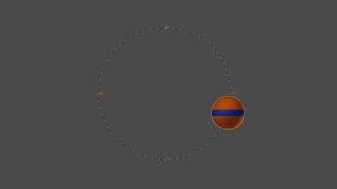 OpenGL Render Ball Circular Path