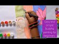 Easy and simple buddha painting for beginners