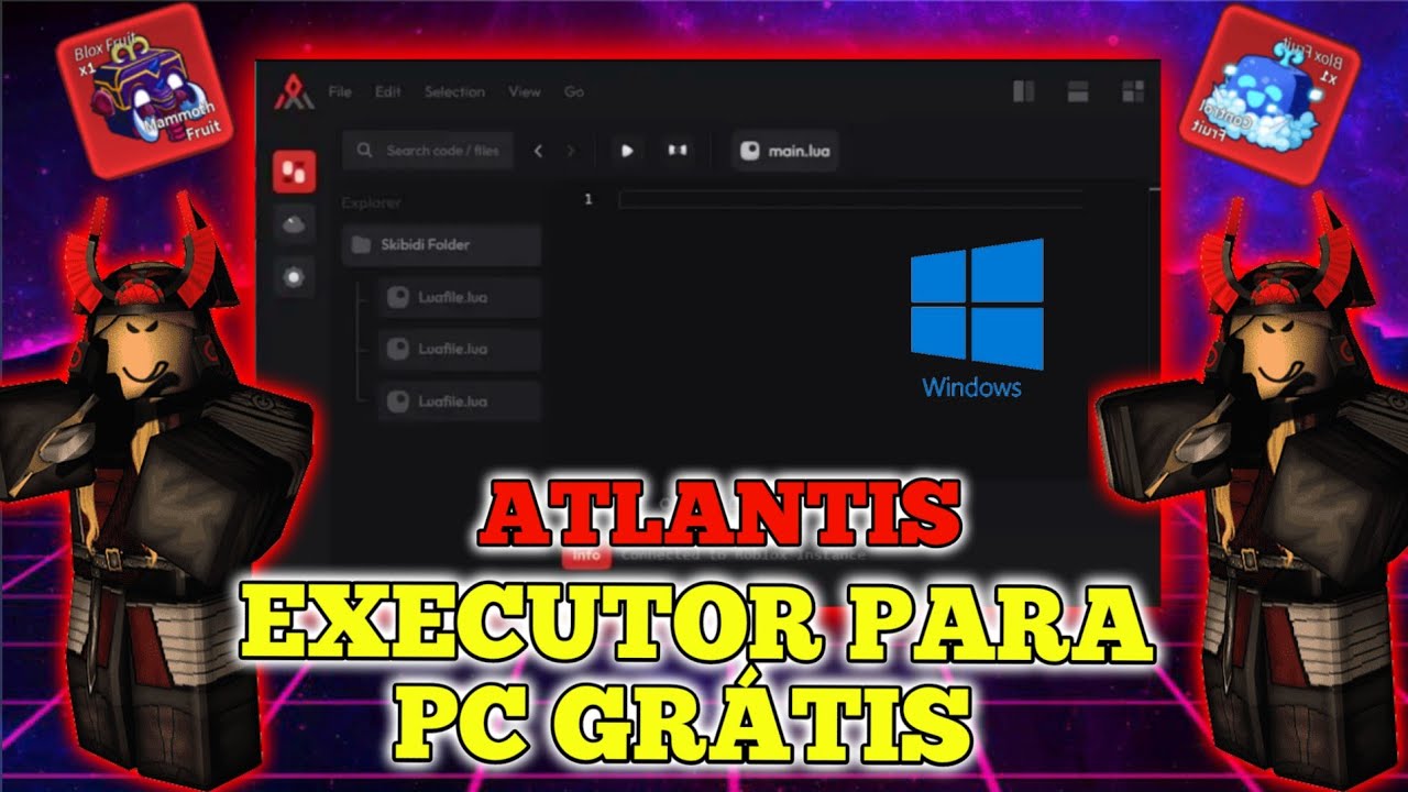 ATLANTIS EXECUTOR📍MELHOR EXECUTOR GRÁTIS PARA PC 99% UNC! ATUALIZADO ...
