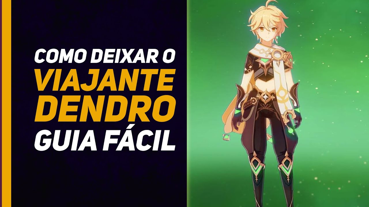 MELHOR PERSONAGEM DE DENDRO É O VIAJANTE - GENSHIN IMPACT 