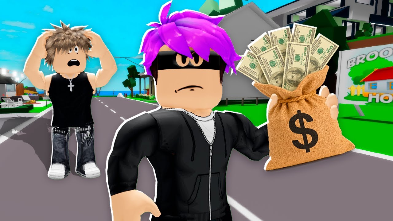 EU VIREI UM LADRÃO NO BROOKHAVEN