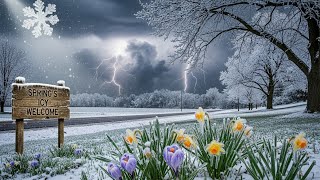 Spring's Icy Welcome: Storms Hit Midwest & Northeast!