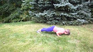 Dive Bomber Pushup (modified)