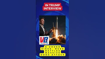 X Under Siege: Musk Battles Massive DDOS Attack #trump #elonmusk #cybersecurity #news #interview