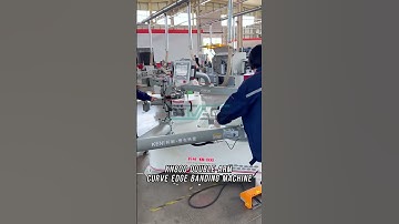 KN800 Curve edge banding machine #edgebander #woodworking #machine