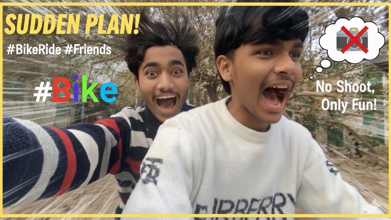 Doston Ke Sath Bike Ride Pe Nikle! 🏍️ | No Shoot, Only Fun!