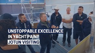 Unstoppable Excellence in Yacht Paint: Jotun visiting | ptw Shipyard