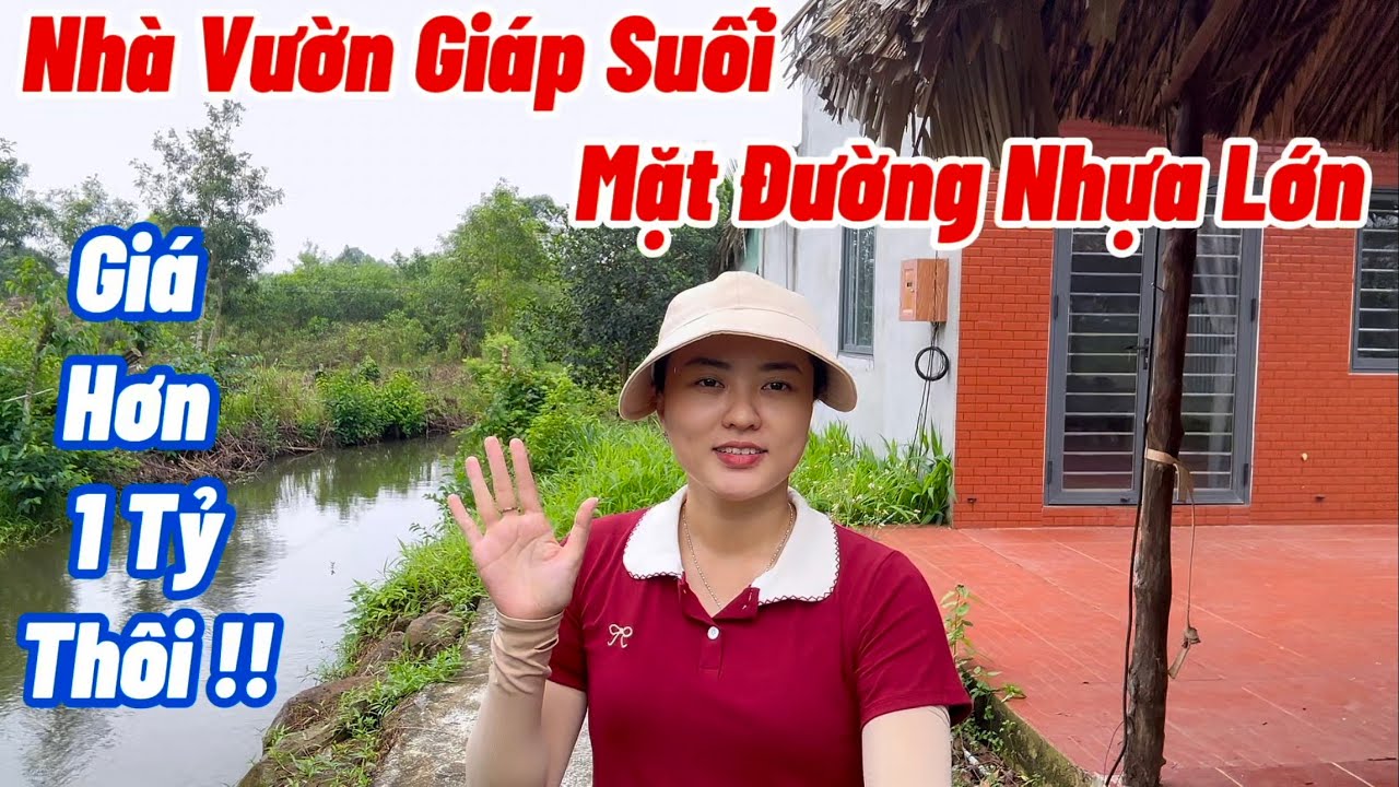 BĐS ĐỒNG NAI, Ngộp Bank Bán Gấp Nhà Vườn 1261m2 Sẵn Nhà Vườn Đường Nhựa Giáp Suối Đẹp, Giá Có Hơn Tỷ