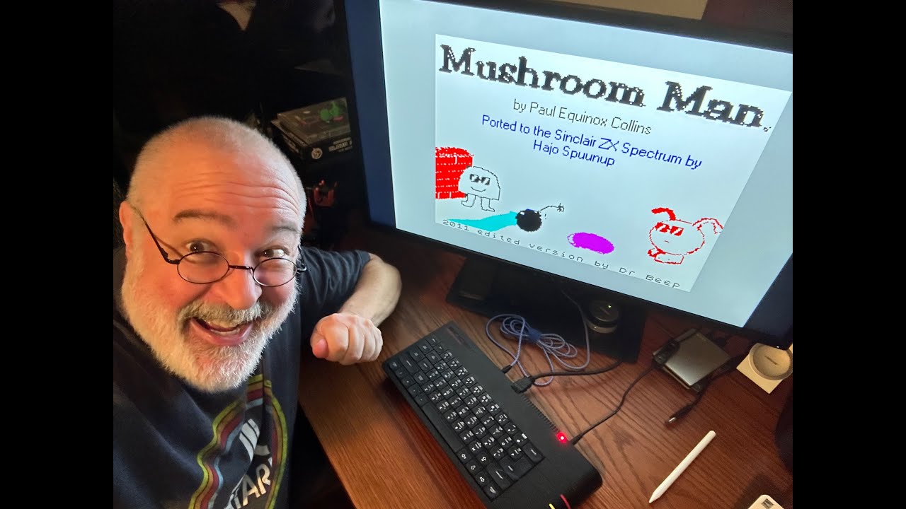 Mushroom Man - Sinclair ZX Spectrum - 8bit Video Game