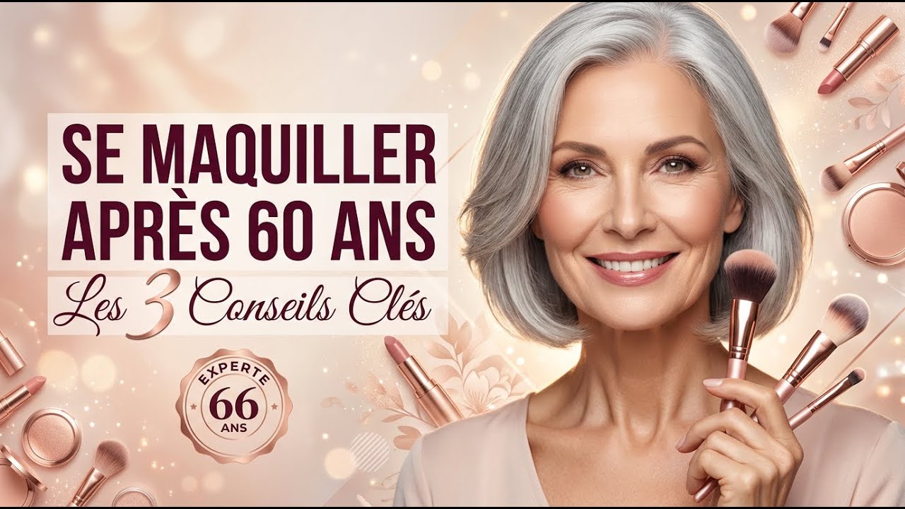 Se Maquiller Après 60 Ans : Les 3 Conseils Clés d'une Experte de 66 Ans ✨