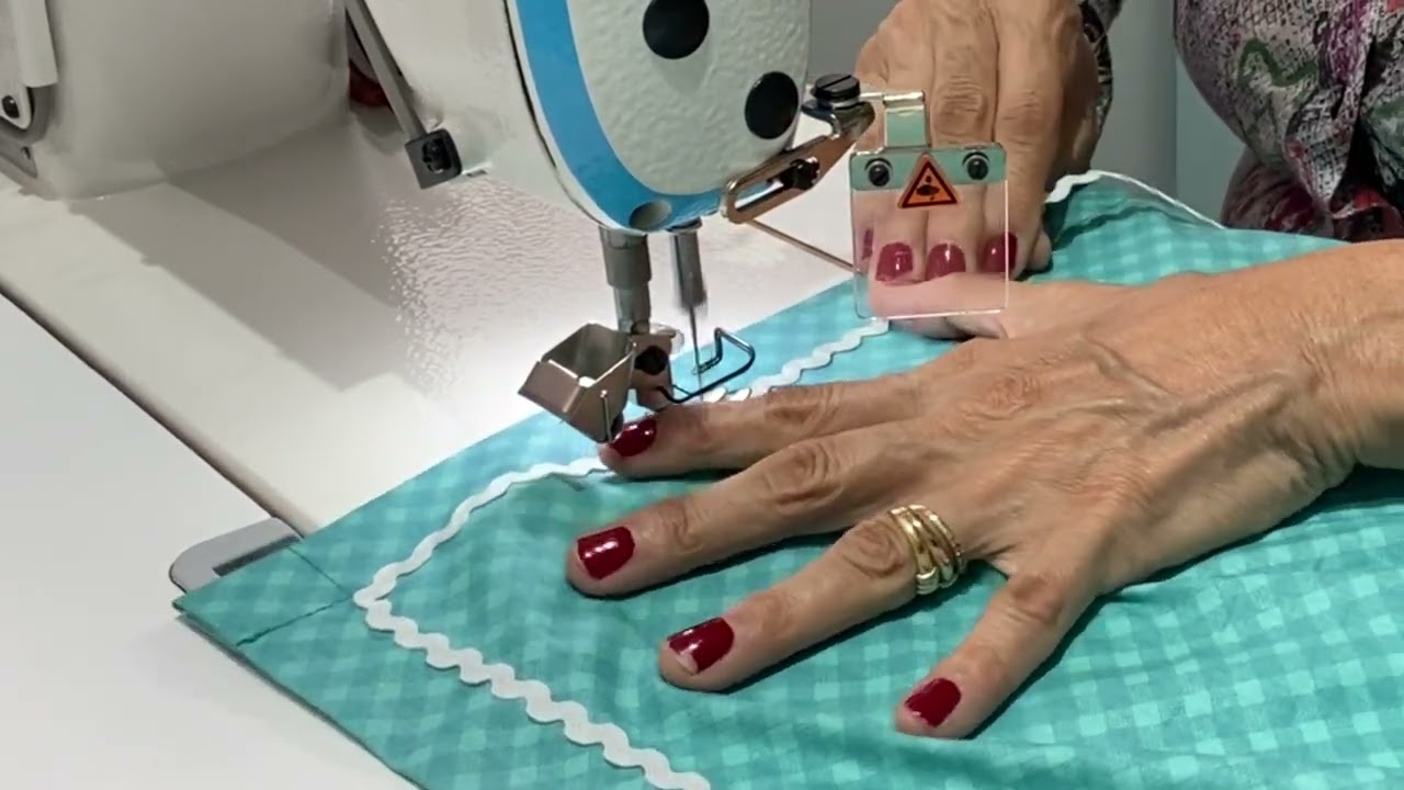 COMO COLOCAR  SIANINHA COSTURA CRIATIVA