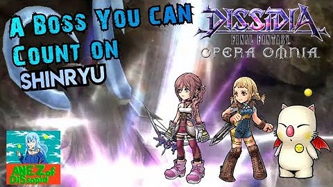 DFFOO[GL] A Boss You Can Count On Shinryu feat Serah Echoes, Mog & Penelo (4 turns)