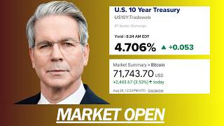 TREASURY YIELDS REBOUNDING HIGHER, BITCOIN BACK ABOVE 70K, STOCKS DOWN | MARKET OPEN