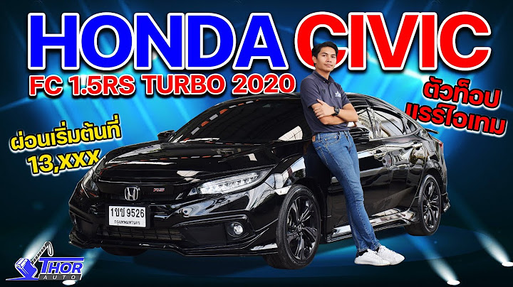 Honda civic fc 1.5 turbo ม อสอง