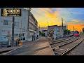 Quiet Tokyo Alley Walk Beneath a Changing Sunset Sky | Japan 4K HDR
