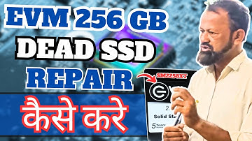 How to Repair Dead EVM 256gb SSD  - SM2258XT Controller Firmware Repair Part -2
