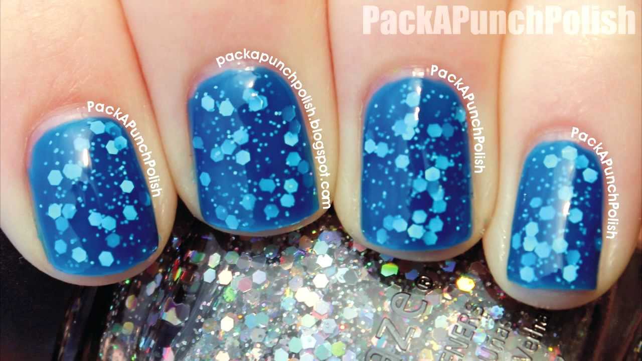 Glitter Jelly Sandwich Nail Art Tutorial