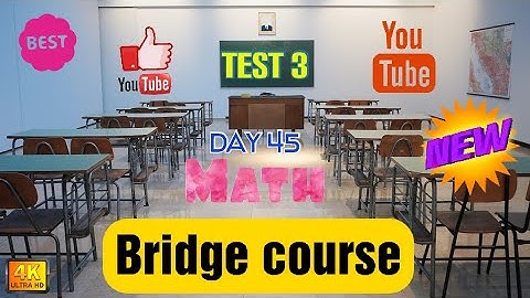 Bridge Course math 10th day 45 (test -3) #bridgecourse#setuabhyas#Bridgecourse