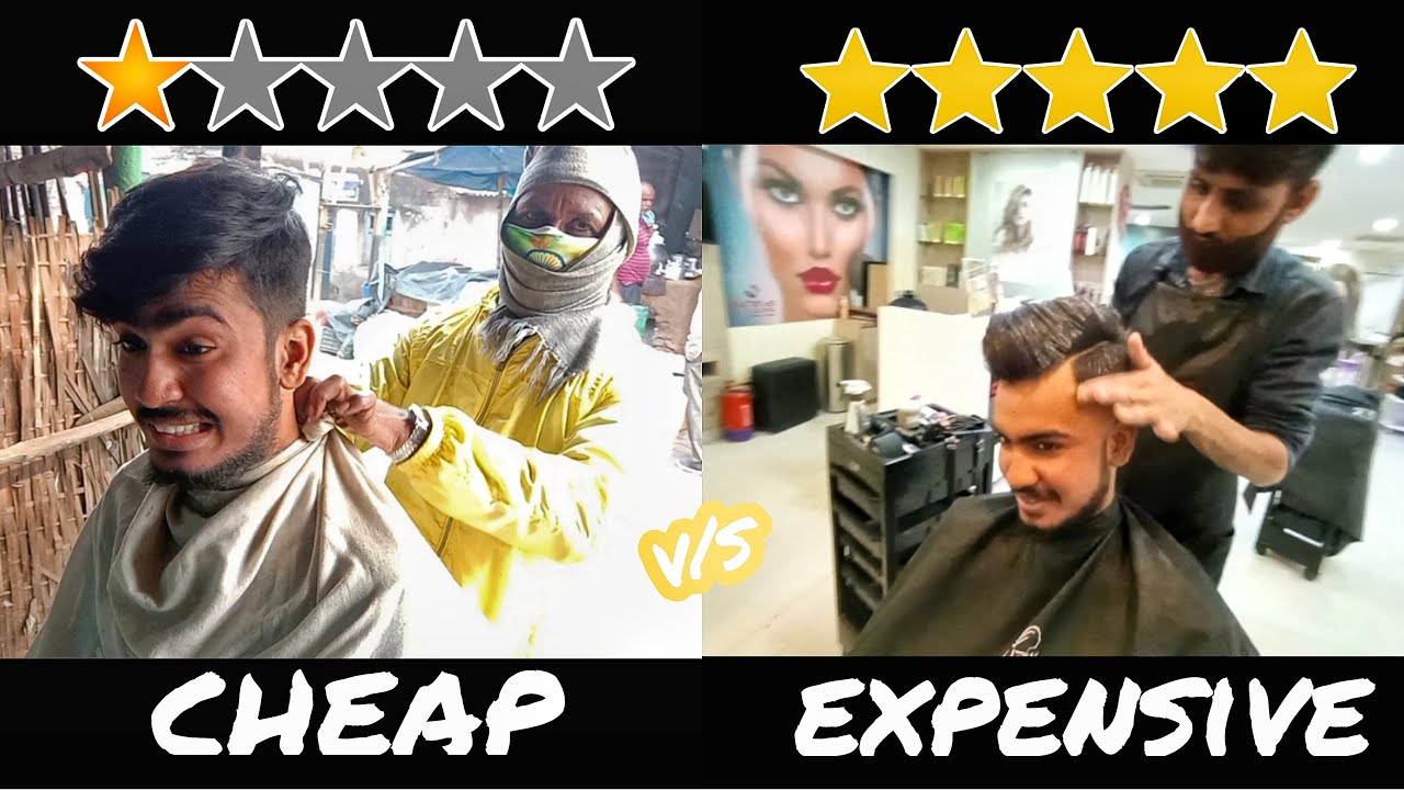 Cheapest haircut vs. Expensive haircut in INDIA BIGGEST MISTAKE EVER
