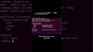 T• chmod 755 botctl.py: mở quyền chạy CLI | L10 (Terminal Zero→Pro) #ubuntu #terminal #python #linux