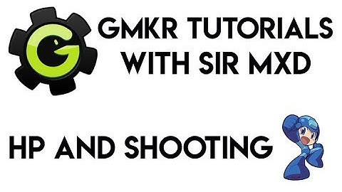 GAME MAKER TUT - HP, SHOOTING, INVULNERABLE, ENEMY CHAR