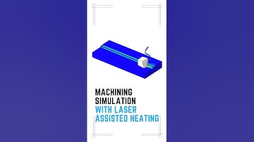 Machining Simulation with Laser Assisted #education #abaqus #abaqustutorial #fea