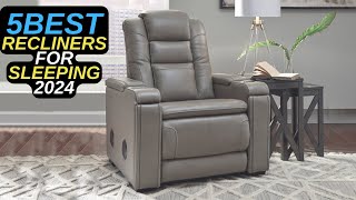 5 Best Recliners for Sleeping (2024)