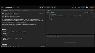 771. Jewels and Stones #leetcode #coding #beginners